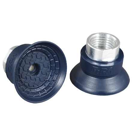 Fipa Bell shaped vacuum cup diam. 30 mm, NBR blue, fitting G1/4-female 103.030.141.1